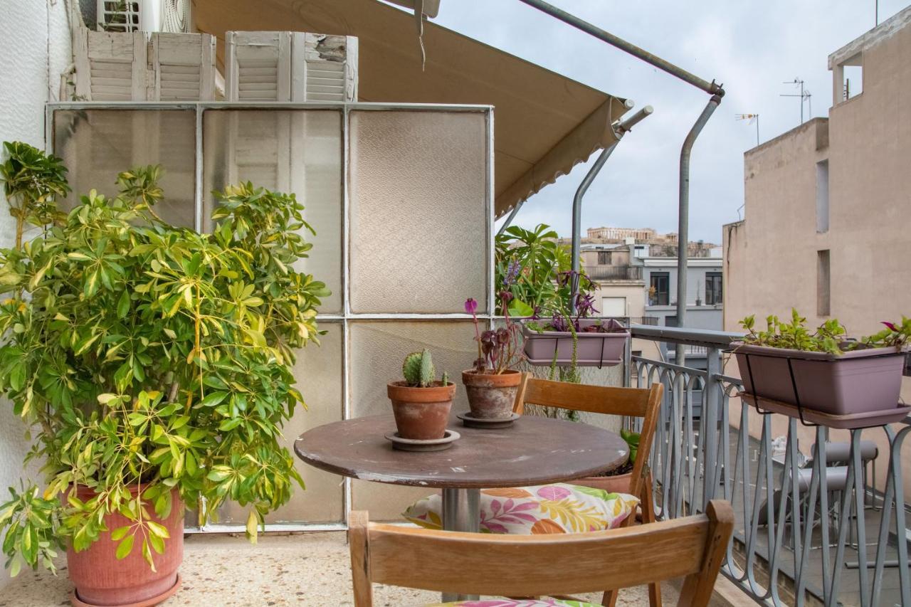 Mosaics Central Studio Apartm With Acropolis View Atenas Exterior foto